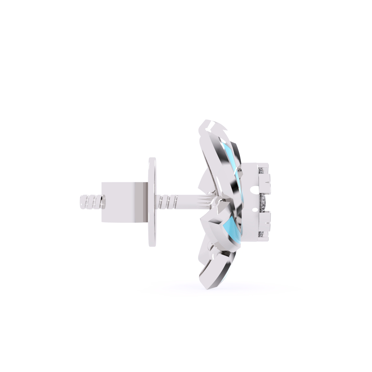 Dazzle Unique Lab Grown Hoop Earrings